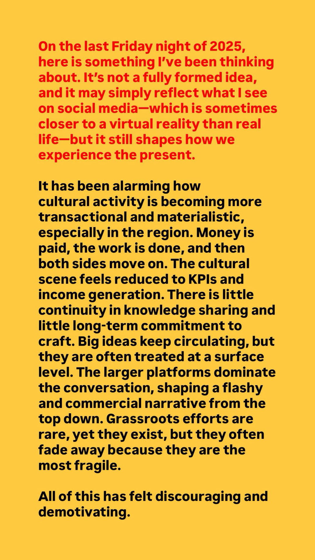An Instagram story by Mohammed Sharaf, Kuwait