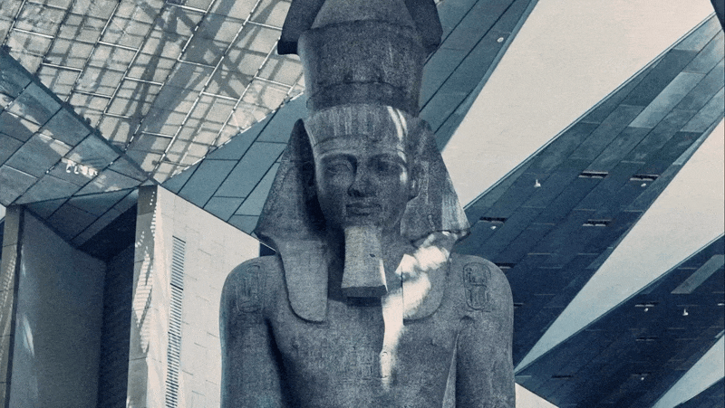 An advertisement made for the GEM by goodpeople, Cairo, 2025.gif