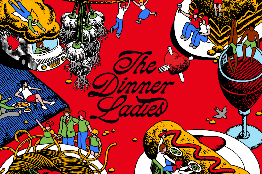 Universal Favourite’s identity for The Dinner Ladies takes from old school tattoos and an “anti-mumsy attitude”