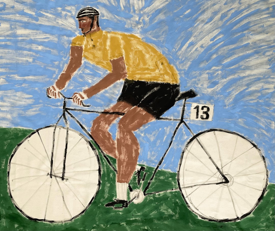 Sports mania meets small island life on Puerto Rican artist Joshua Nazario’s canvas