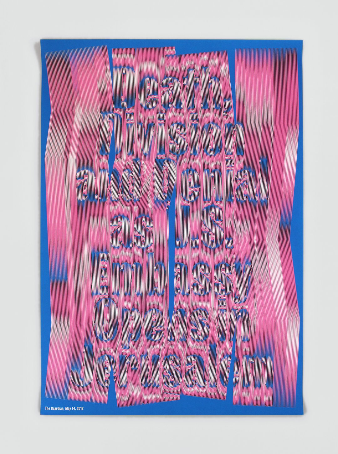 The experimental graphic design work of Ward Goes sits at the intersection of type and materiality