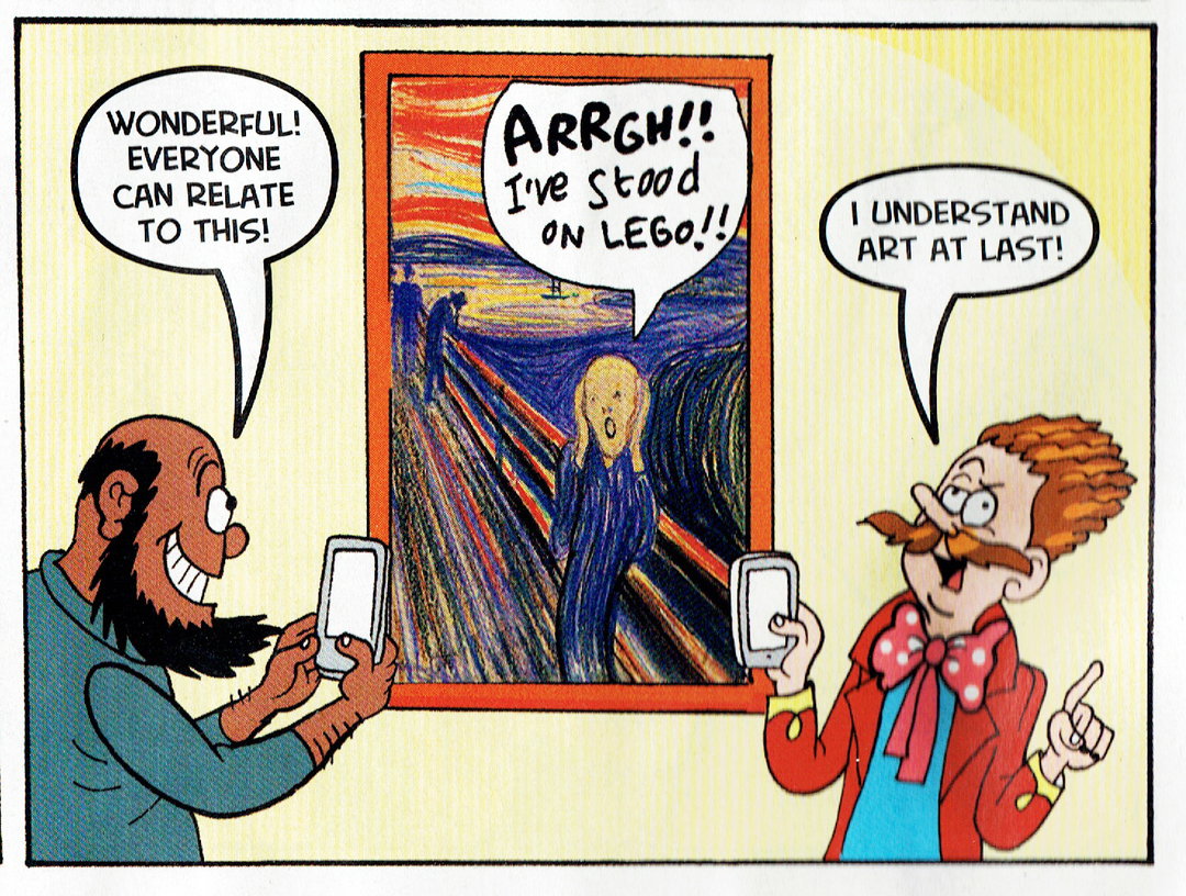 13. Minnie goes to contemporary art museum, 2018. Artwork by Nigel Parkinson. Courtesy of Beano..jpg