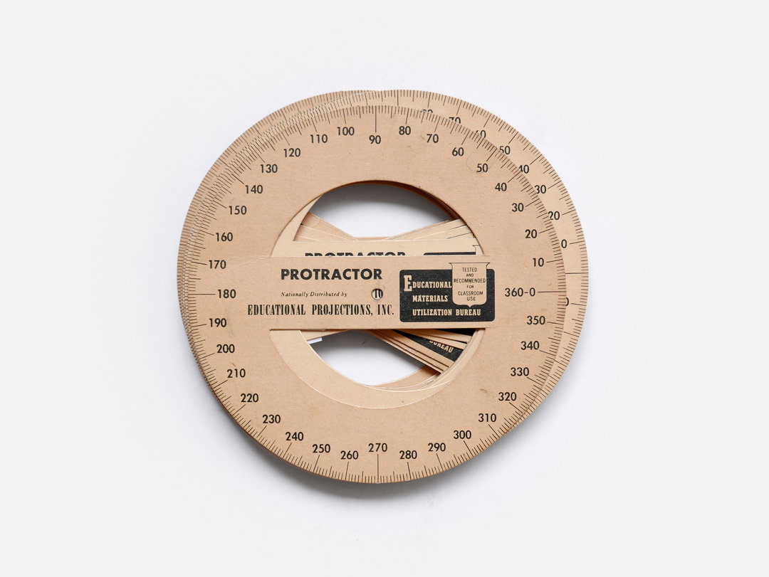 1960s cardboard protractors.JPEG