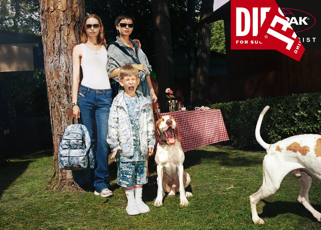 Guy Bolongaro’s Diesel X Eastpak collaboration is about fake holidays and playing dress up (in fashionable clothes)