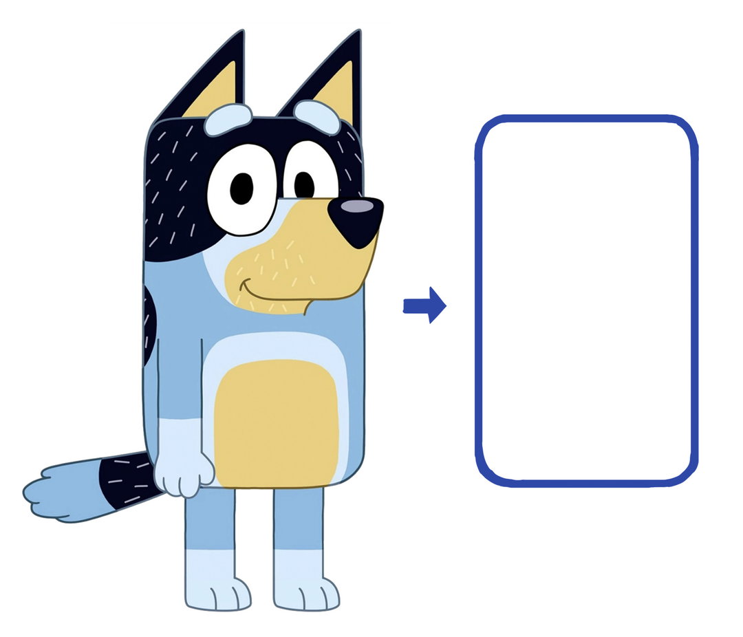 bluey shape language