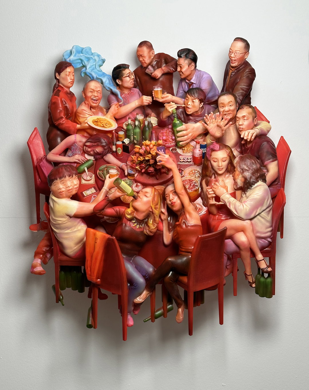 Jiannan Wu’s intricate sculptures are theatrical renditions of pop culture and collective memory