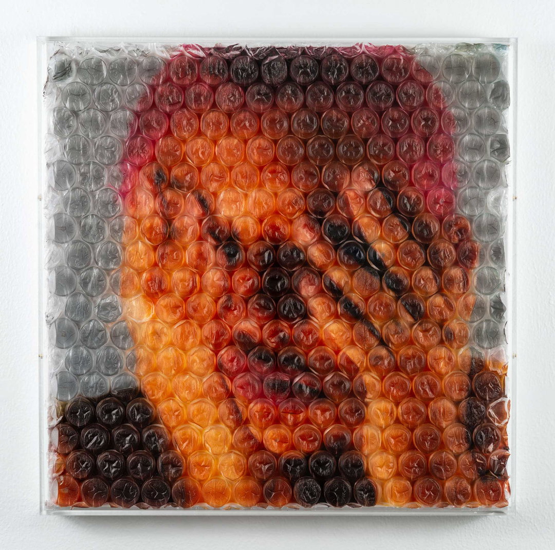 “Like squishy, tactile pixels”: Rosie Clements prints her photographs on bubble wrap