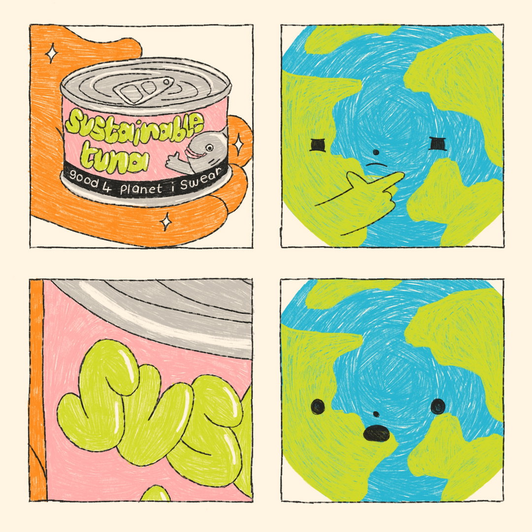 Clarice Tudor’s climate-focused comic series depicts Boris Johnson as a Fat Cat in battle with Mother Earth