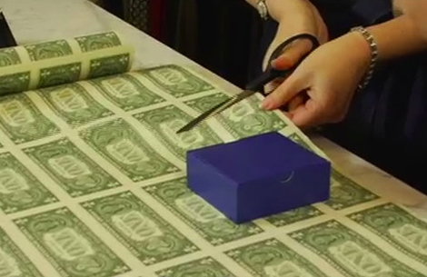 Money Factory Wrapping Paper