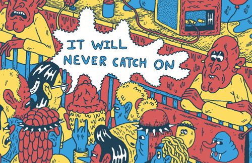 Future king of the comic world Kyle Platts showcases his terrifically puerile imagination