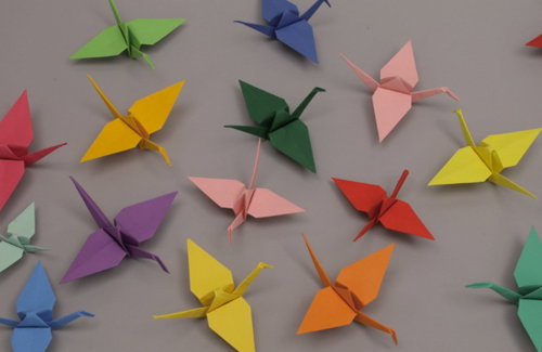 A Thousand Reasons: Daniel Britt's beautiful origami cranes battle the bombs 