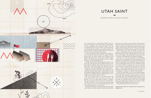 The clean compositions of Luke Fenech's graphic design appeals to all the senses