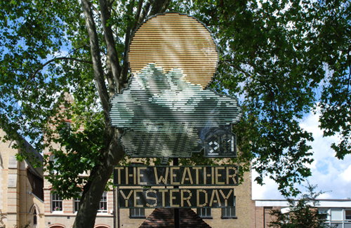Troika's The Weather Yesterday installation takes on a national pastime 