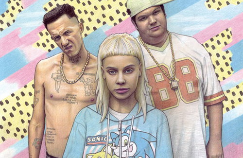 Illustrator Maya Wild draws the coolest kind of pop fan art with serious party vibes