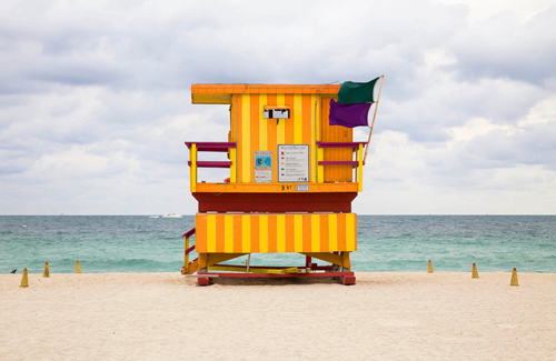 Fun, sea and sand – Léo Caillard's lifesaving Miami beach huts are a delight