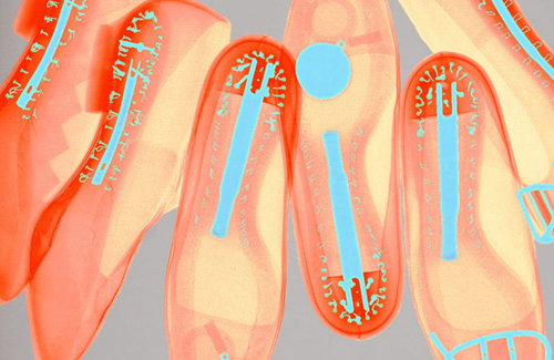  Steve Miller's iconic x-rays reveal the inner workings of high fashion