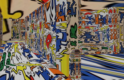 Keith Haring carpet? Wassily wallpaper? Hockney homewares? Jon Rafman's Brand New Paint Job!