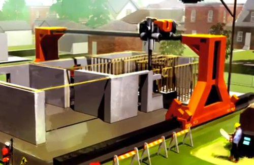 We've seen the future and it's 3D printed houses we'd wager. Cool!