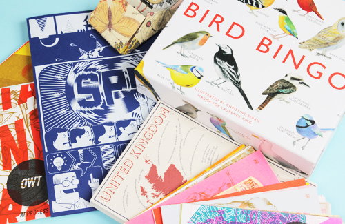 This week, we're talking bird-bingo, tarot cards, festive portraiture, pop-tastic zines, _and_ wonderful illustration