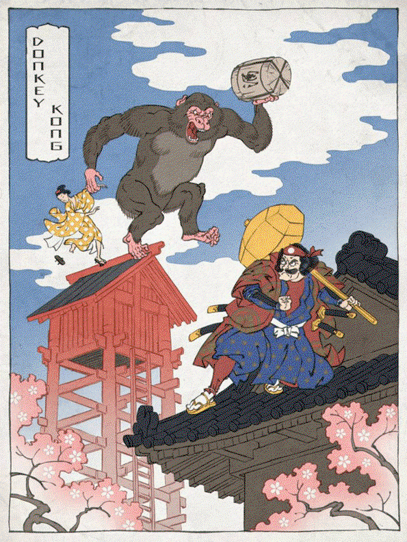 Traditional Japanese woodblock carvings give Nintendo a newfound