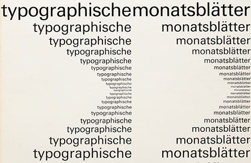 Make way for TM Research's mighty archive of typography journal covers! 