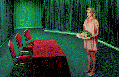 David Stewart photographs women's relationship with food in a wonderfully bizarre way