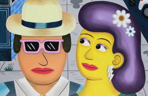 If it's at all possible, Andy Rementer's brand new paintings make us love him even more