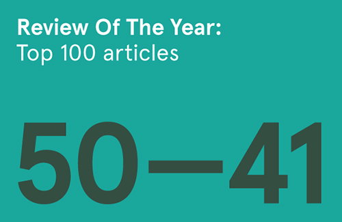 Like Bon Jovi we're half way there in our top 100 articles rundown