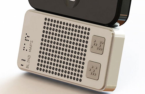 Interactive braille smart phone maps for the visually impaired 