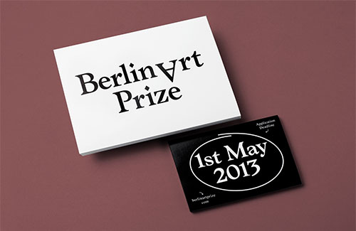 Graphic Design: Fantastic design for the Berlin Art Prize 2013 from designers HelloMe