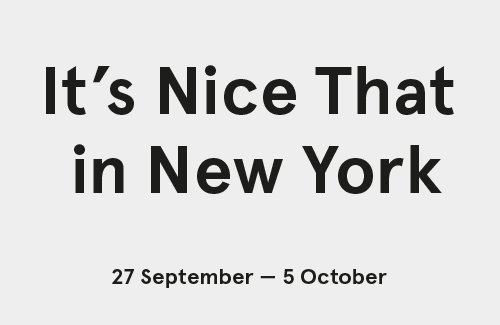 It's Nice That: It's Nice That are off to New York! Recommendations welcome...