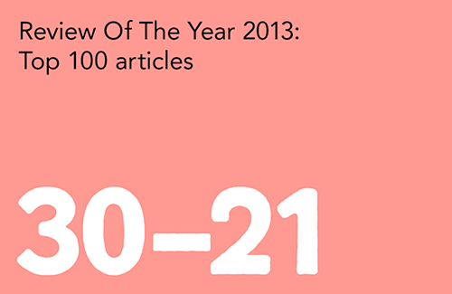 Review of the Year: Things are getting serious now, we're in the twenties...