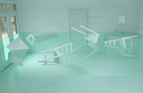 Art: Mindbending life-size optical illusion built by Kyung Woo Han