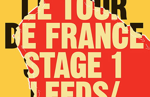 Paul Smith's striking posters celebrate the Tour de France's arrival in the UK