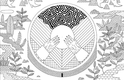 Intricately illustrated otherworlds created by José Ja Ja Ja 