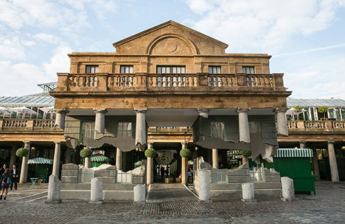 Alex Chinneck's spectacular levitating building in Covent Garden
