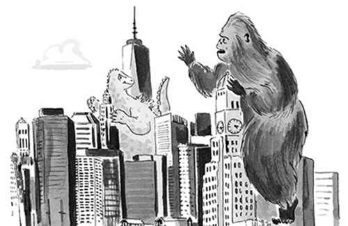 One-panel funnies by Emily Flake for The New Yorker