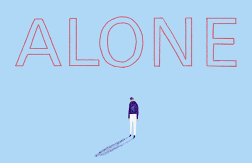 Great animation suggests "love is an illusion, we're all alone"