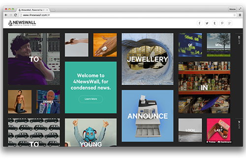 4Creative launches 4NewsWall, a news platform aimed at 16-24 year-olds