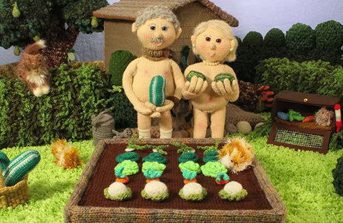 All hand-knitted stop motion follows the nude residents of Woolly Bush