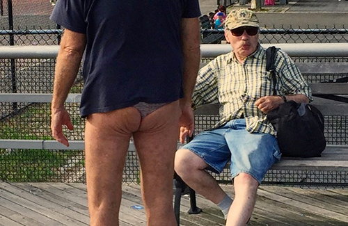 Street photography shot on an iPhone during fake phonecalls by Jay Giampietro
