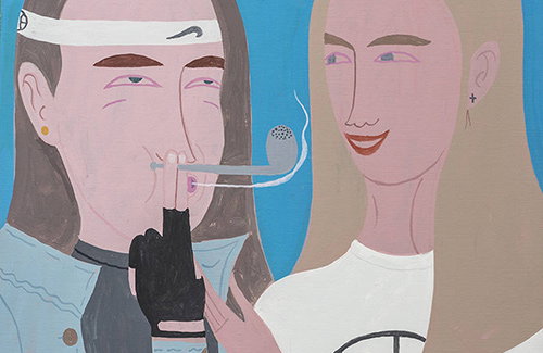 A dreamy love letter to young adulthood by painter Charlie Roberts