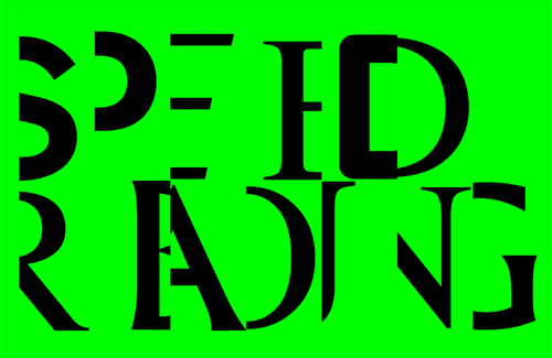 How much can you read with each letter cut in half? Type Snap investigates