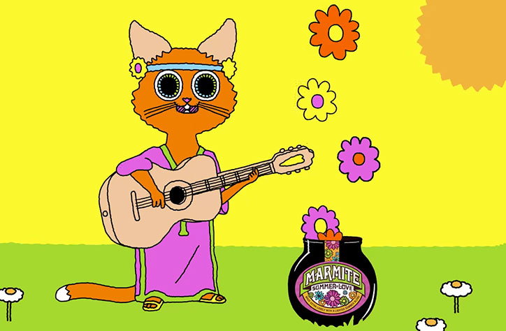 Illustrator Jim Stoten works his magic for Marmite in a fun new ad campaign
