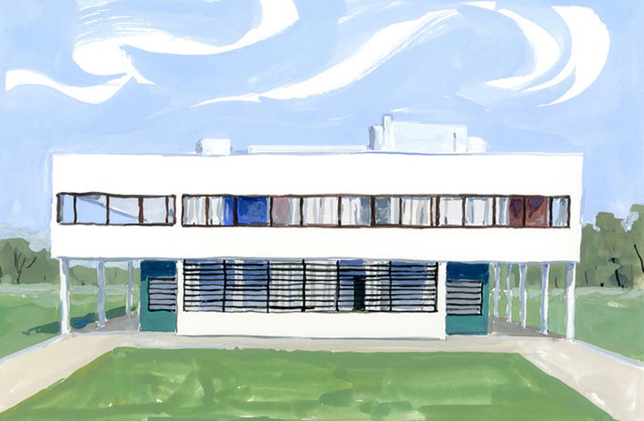 Beautiful editorial illustrations by painter Jean-Philippe Delhomme