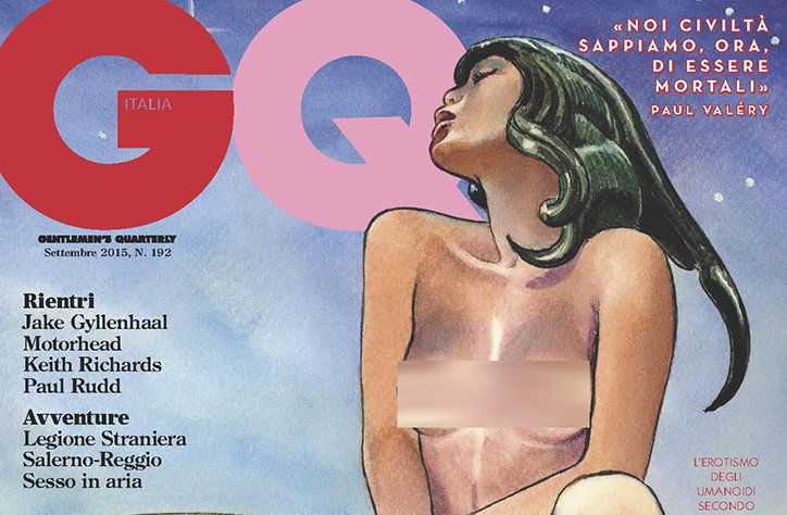 GQ Italia celebrates 70 years of comic book artist Milo Manara with ultra risqué cover (NSFW)