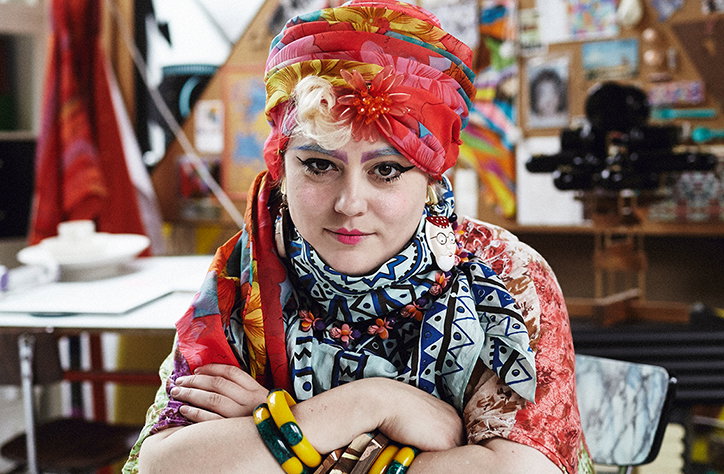 Workwear: product designer Bethan Wood's exotic dress sense