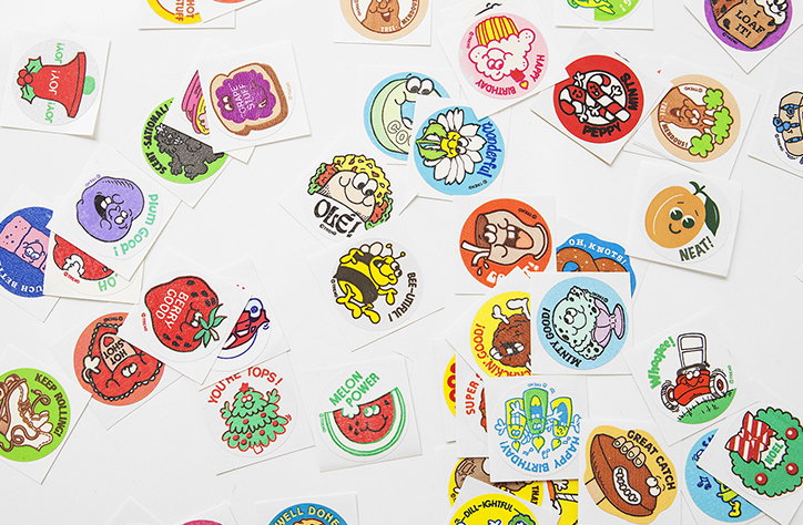 Creative producer Luella Lane tells us about her amazing 80s sticker collection