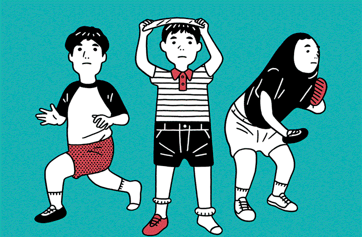 Japanese illustrator Nimura Daisuke is back with his charmingly naughty gifs