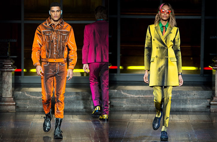 Moschino designer Jeremy Scott teams up with artists Gilbert & George for AW16